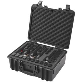 VEVOR Hard Pistol Cases with Pre-cut Lining Lockable Pistol Case for 5 Pistol