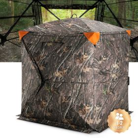 VEVOR Hunting Blind, 270¬∞ See Through Ground Blind, 1-2 Person Pop Up Deer Blind for Hunting with Carrying Bag, Portable Resilient Hunting Tent (Product Classification: Perspective Style, Item Size: 55 inch)