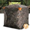 VEVOR Hunting Blind, 270¬∞ See Through Ground Blind, 2-3 Person Pop Up Deer Blind for Hunting with Carrying Bag, Portable Resilient Hunting Tent