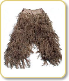 BDU Ghillie Suit Pants| Color| Desert (Options: Large - long)