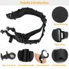 Tactical Shotgun Sling 2 Point Gun Sling Adjustable Shoulder Strap Rifle Shotgun Belts with 15-Shell Holders