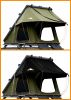 Roll over image to zoom in Adventurer Plus Rooftop Tent Hardshell with Side Awning, Air Conditioner Outlet with Bracket, &Replaceable Rain Flies