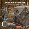 VEVOR Hunting Blind, 270¬∞ See Through Ground Blind, 2-3 Person Pop Up Deer Blind for Hunting with Carrying Bag, Portable Resilient Hunting Tent